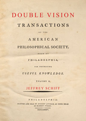 Jeffrey Schiff: Double Vison Texts